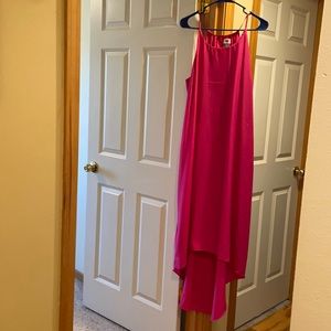Hi Low Hot Pink Dress.